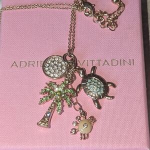 Adrienne Vittadini 36" Tropical Charm Necklace -🌴🦀🌊🐚